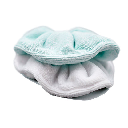 Microfiber Quick-Dry Towel Scrunchies 2pc - Chalk / Blush / Blue