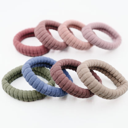 Fitness Untangled Hair Tie 8pc - Navy & Brunette / Pink & Multi-color