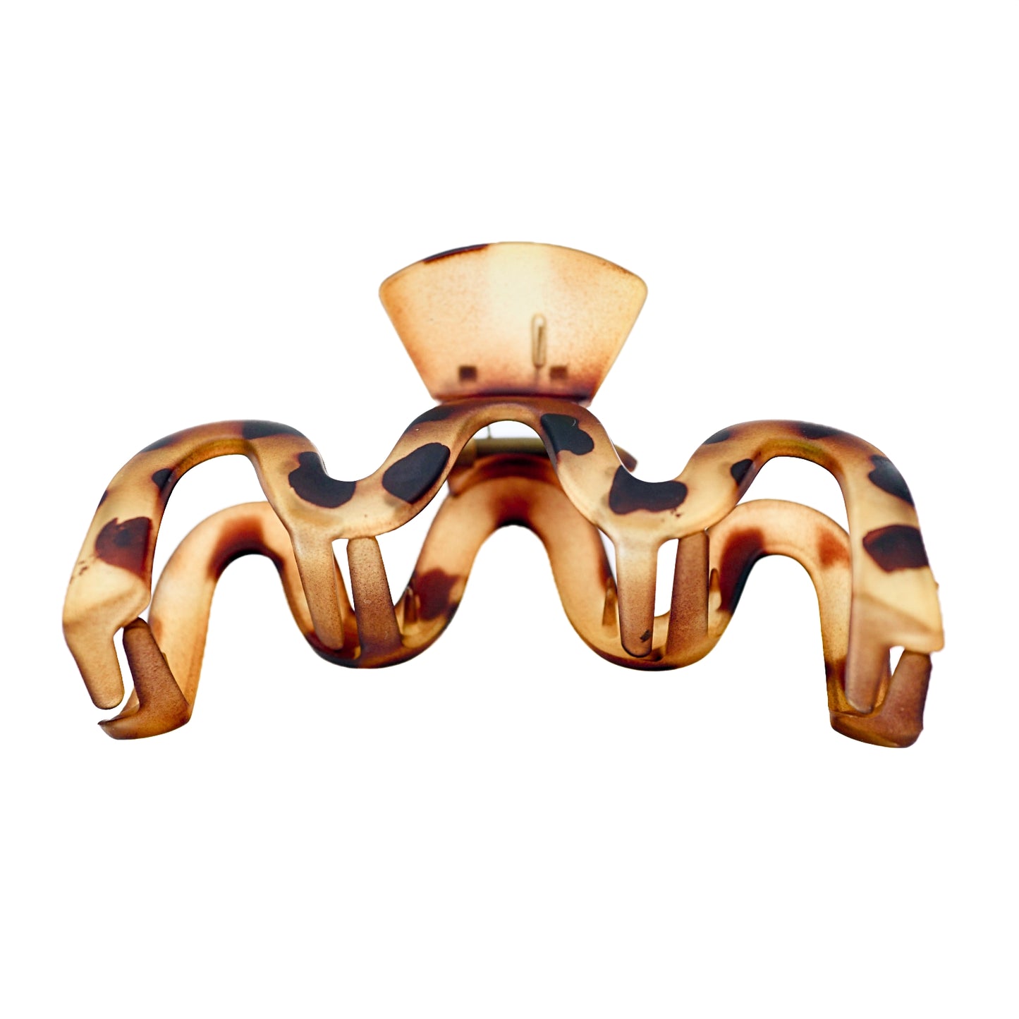 Mega M-shaped Claw Clip 1pc - Tort